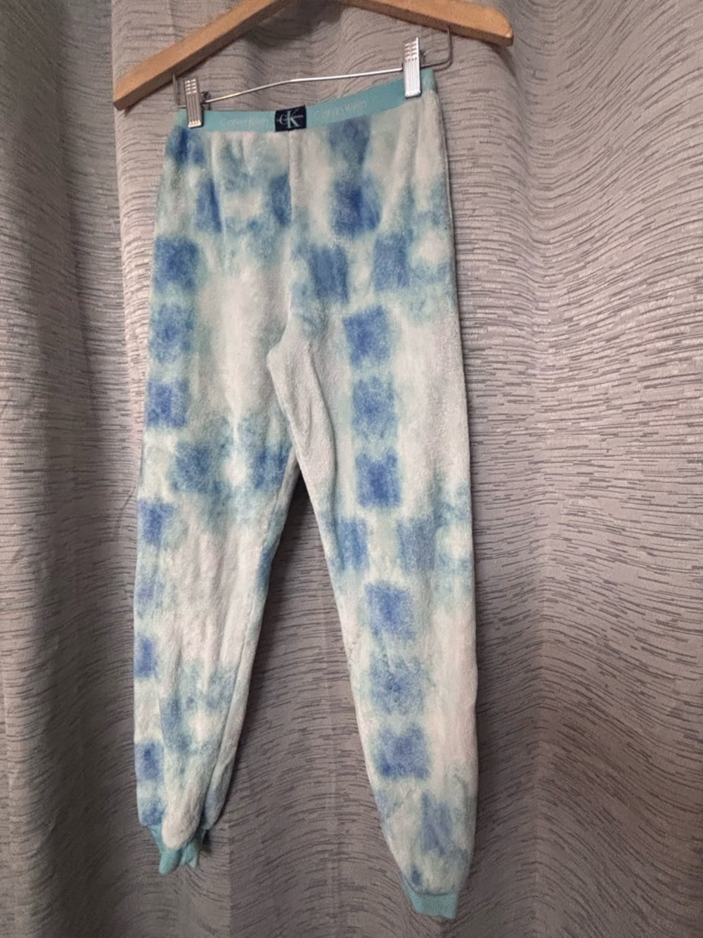 Calvin Klein Blue Tie-Dye Kids Fleece Joggers